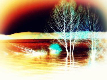 摄影 标题为“lac de sainte croix” 由Anne Marie Mermet, 原创艺术品, 操纵摄影