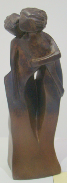 Sculpture titled "tendresse" by Anne Marie Mermet, Original Artwork, Metals