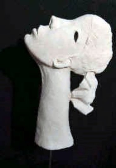 Sculpture titled "regard vers le ciel" by Anne Marie Mermet, Original Artwork