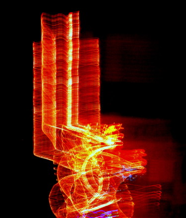 Photographie intitulée "light painting lumi…" par Anne Marie Mermet, Œuvre d'art originale, Light Painting