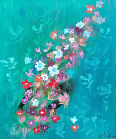 Peinture intitulée "Saison" par Anne Marie Palaze, Œuvre d'art originale, Acrylique