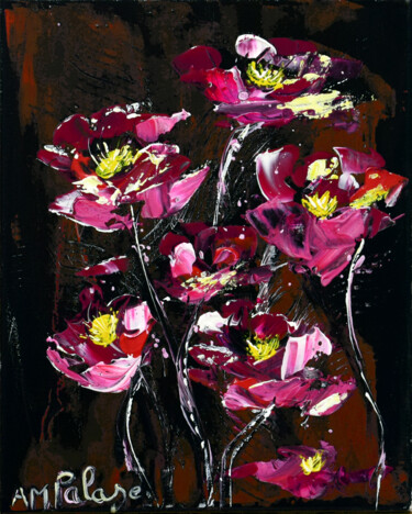 Peinture intitulée "Bonheur Floral" par Anne Marie Palaze, Œuvre d'art originale, Acrylique