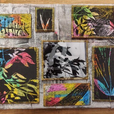 Collages titled "For(êt) intérieur(e…" by Anne Maury, Original Artwork, Collages