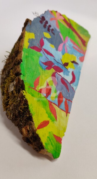 "Petite forêt #1" başlıklı Tablo Anne Maury tarafından, Orijinal sanat, Guaş boya