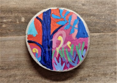 "Mini forêt #6" başlıklı Tablo Anne Maury tarafından, Orijinal sanat, Guaş boya