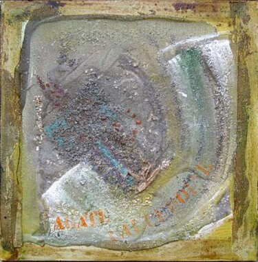 Malerei mit dem Titel "SiO2 - 02" von Anne-Michelle Vrillet (Mina), Original-Kunstwerk, Öl