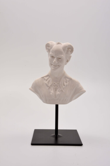 Skulptur mit dem Titel "Tragos" von Anne Noël, Original-Kunstwerk, Gips