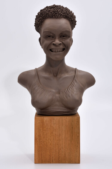Sculpture intitulée "Maïa" par Anne Noël, Œuvre d'art originale, Terre cuite