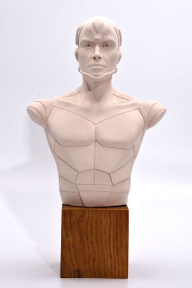 Sculpture titled "ALPHA M" by Anne Noël, Original Artwork, Terra cotta