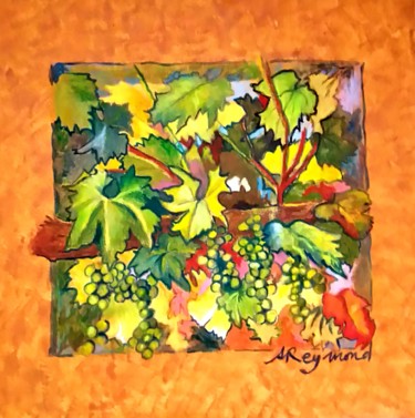 Peinture intitulée "Tonnelle" par Anne Reymond, Œuvre d'art originale, Pastel