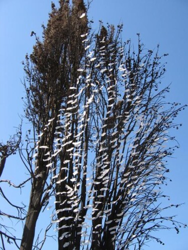 Installation titled "l'arbre à plume" by Anne Sarda, Original Artwork