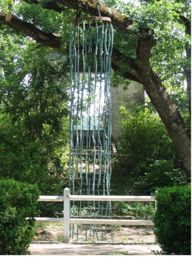 Installation intitulée "douche froide" par Anne Sarda, Œuvre d'art originale