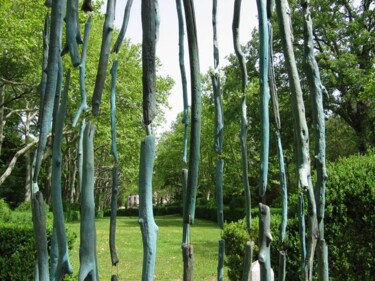 Installation intitulée "douche froide" par Anne Sarda, Œuvre d'art originale