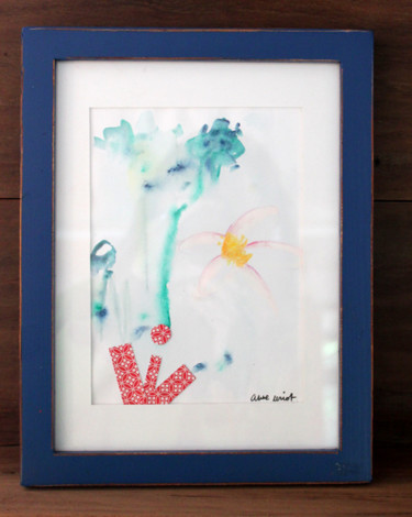 Peinture intitulée "fleurbd.jpg" par Anne Uriot, Œuvre d'art originale, Aquarelle