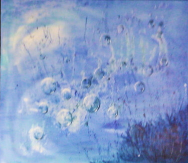 Painting titled "Plouf !" by Anne Vincent-Rohaut, Original Artwork, Acrylic