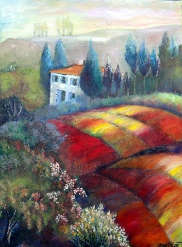 "Tranquilité" başlıklı Tablo Anne Vincent-Rohaut tarafından, Orijinal sanat