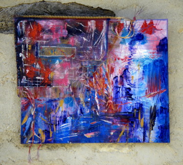 Peinture intitulée "Grotte de Vénus" par Anne Abier, Œuvre d'art originale, Acrylique