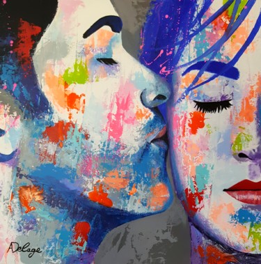 bisou 25x25 cm © par Annabelle Delage