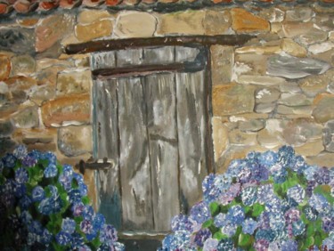Peinture intitulée "Porte vendéenne" par Anne-Charles, Œuvre d'art originale