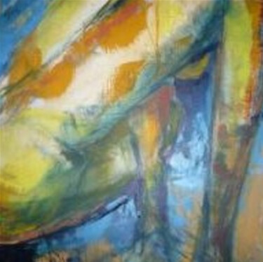 Картина под названием "Nu" - Anne Fersit, Подлинное произведение искусства, Масло Установлен на Деревянная рама для носилок