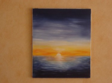 Peinture intitulée "soleil levant" par Merrien, Œuvre d'art originale