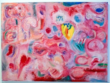 Painting titled "Heart of a Monster" by Anne-Marie Delaunay-Danizio, Original Artwork, Oil