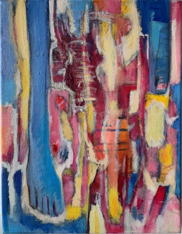 Картина под названием "The Passage" - Anne-Marie Delaunay-Danizio, Подлинное произведение искусства, Акрил