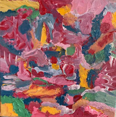 Malarstwo zatytułowany „Convulsive Landscape” autorstwa Anne-Marie Delaunay-Danizio, Oryginalna praca, Akryl