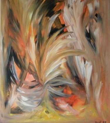 Peinture intitulée "Soir d'orage" par Anne-Marie Duval, Œuvre d'art originale, Acrylique