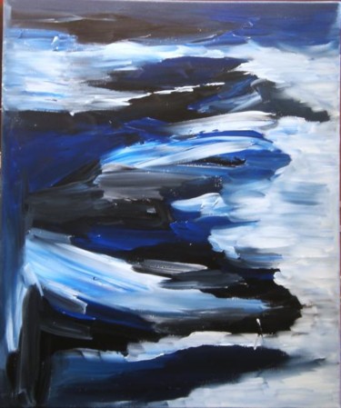 Peinture intitulée "Blue spirit" par Anne-Marie Duval, Œuvre d'art originale, Acrylique