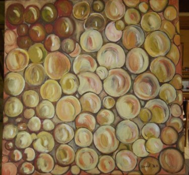 Peinture intitulée "Délire de fruits" par Anne-Marie Duval, Œuvre d'art originale, Huile