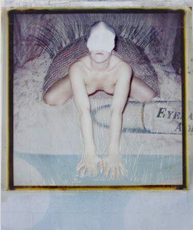 Collages titulada "Polaroids – Nude #05" por Annemarieke Van Peppen, Obra de arte original, Fotografía analógica Montado en…
