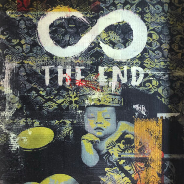 Collages intitolato "Infinity - The End…" da Annemarieke Van Peppen, Opera d'arte originale, Collages