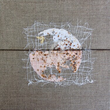 MT n°67 Collages intitulée "MT n°67" par Anne-Marie Mary, Œuvre d'art originale, Collages Monté sur Châssis en bois