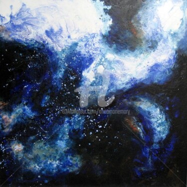Peinture intitulée "Ciel étoilé" par Anne-Marie Mary, Œuvre d'art originale