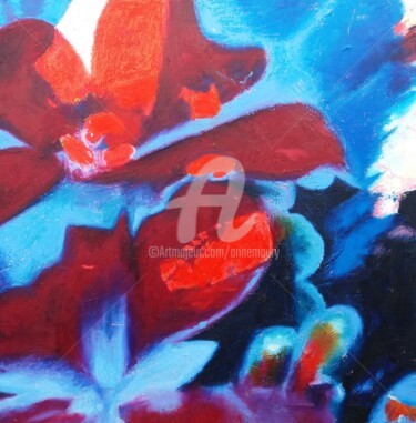 Peinture intitulée "Rien qu'un matin d'…" par Anne Maury, Œuvre d'art originale, Huile