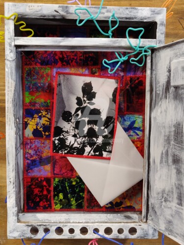Collages intitulée "For(êt) intérieur(e…" par Anne Maury, Œuvre d'art originale, Collages