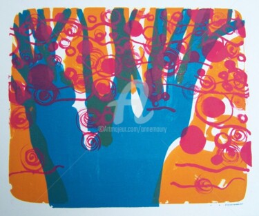 Peinture intitulée "Sans titre" par Anne Maury, Œuvre d'art originale