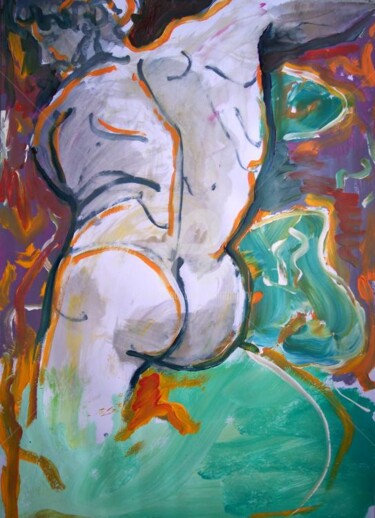 Peinture intitulée "Rome XVI" par Anne Maury, Œuvre d'art originale, Huile