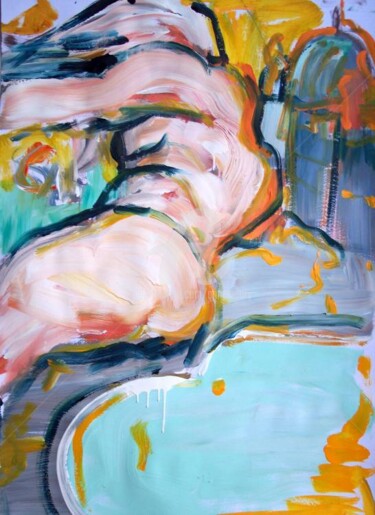 Peinture intitulée "Rome XVIII" par Anne Maury, Œuvre d'art originale, Huile