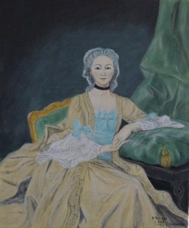 Painting titled "Madame de Sorquainv…" by Anne Touzard, Original Artwork