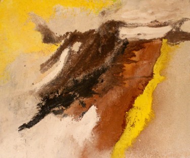 Peinture intitulée "Taureau" par Anne Paul, Œuvre d'art originale, Huile