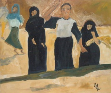 Peinture intitulée "femmes au sud" par Anne Paul, Œuvre d'art originale