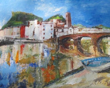 Painting titled "Bosa" by Anne Paul, Original Artwork