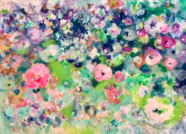 Malerei mit dem Titel "Frühling" von Anne Samson, Original-Kunstwerk, Acryl