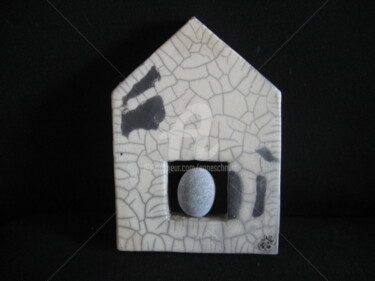 Sculpture intitulée "maison Zen 8" par Noush, Œuvre d'art originale