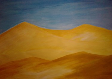 Painting titled "Dunes" by Anne So Hem, Original Artwork, Acrylic