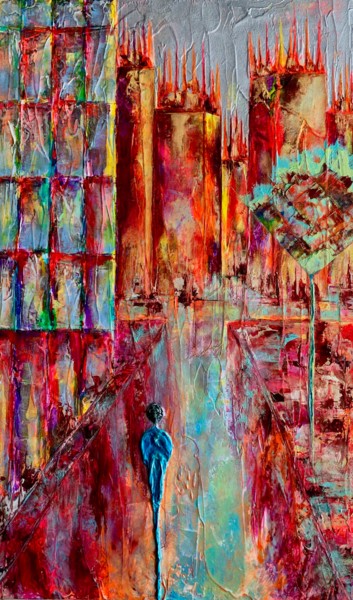 Insondable ... Anne Sophie Vieren Artiste Peintre Nantes Peinture intitulée "Insondable ... Anne…" par Anne Sophie Vieren, Œuvre d'art originale, Huile