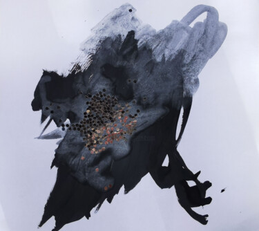Pintura titulada "Abstract canvas wal…" por Annet Loginova, Obra de arte original, Oleo