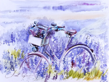 Peinture intitulée "Watercolor painting…" par Annet Loginova, Œuvre d'art originale, Aquarelle